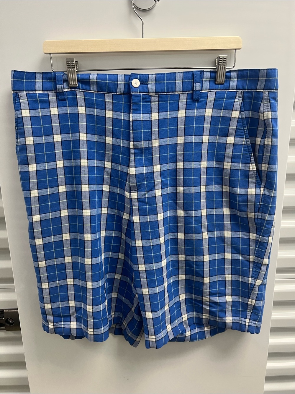 FootJoy Blue Plaid Golf Shorts